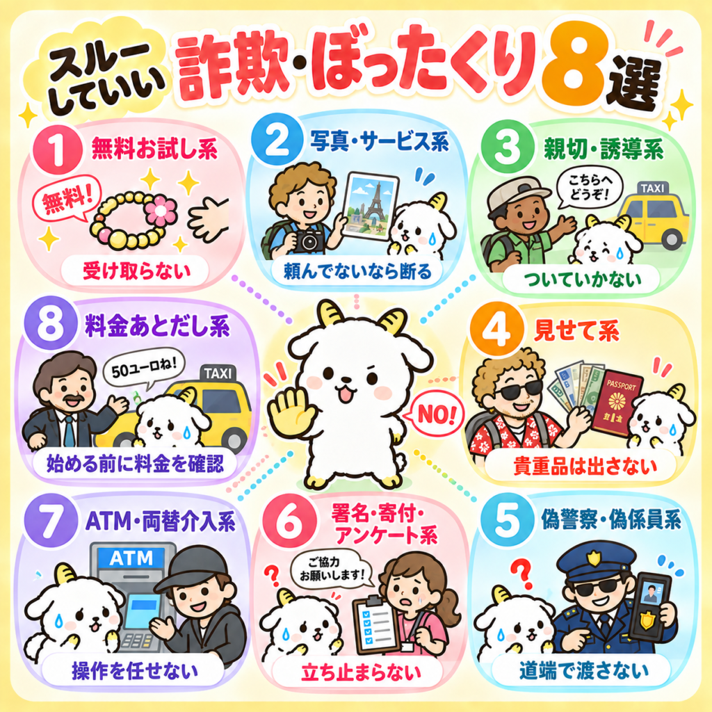 詐欺ボッタクリの手口8選